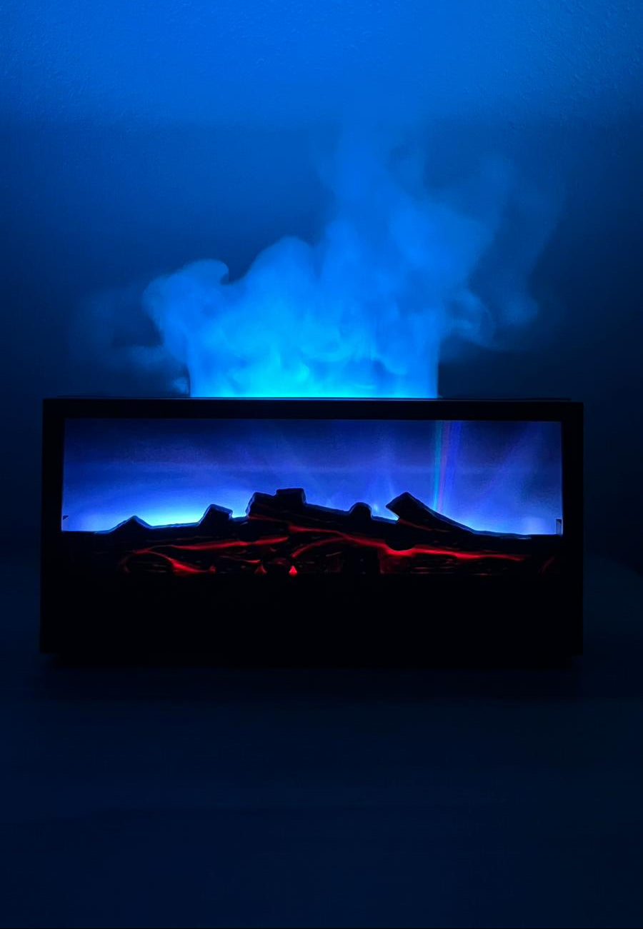 Şömine Görünümlü Kumandalı Hava Nemlendiricisi