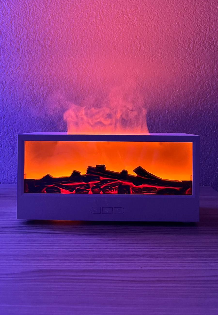 Şömine Görünümlü Kumandalı Hava Nemlendiricisi