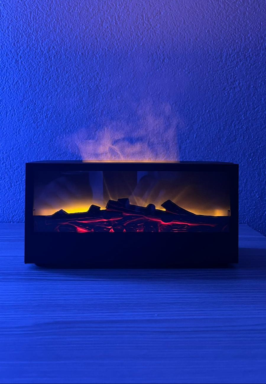 Şömine Görünümlü Kumandalı Hava Nemlendiricisi