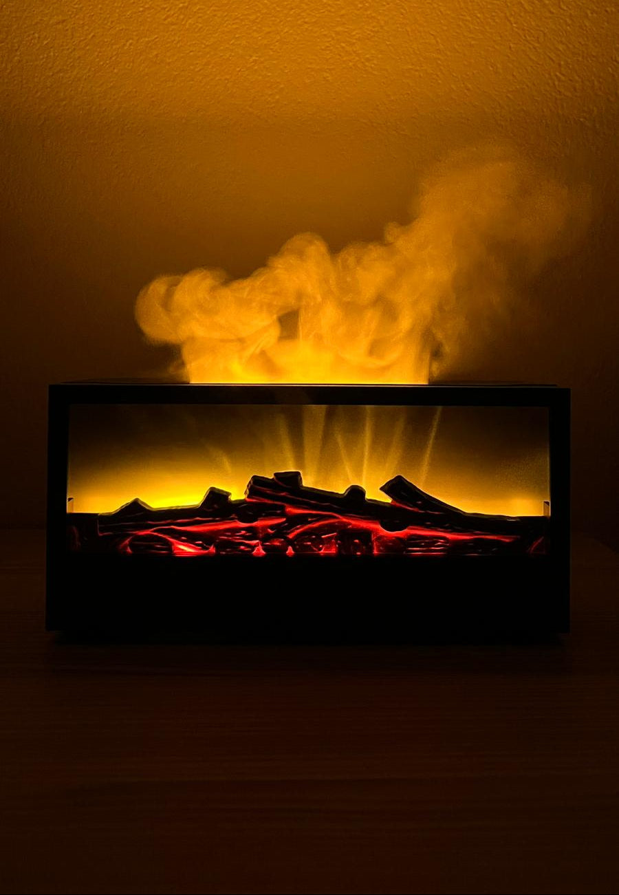 Şömine Görünümlü Kumandalı Hava Nemlendiricisi